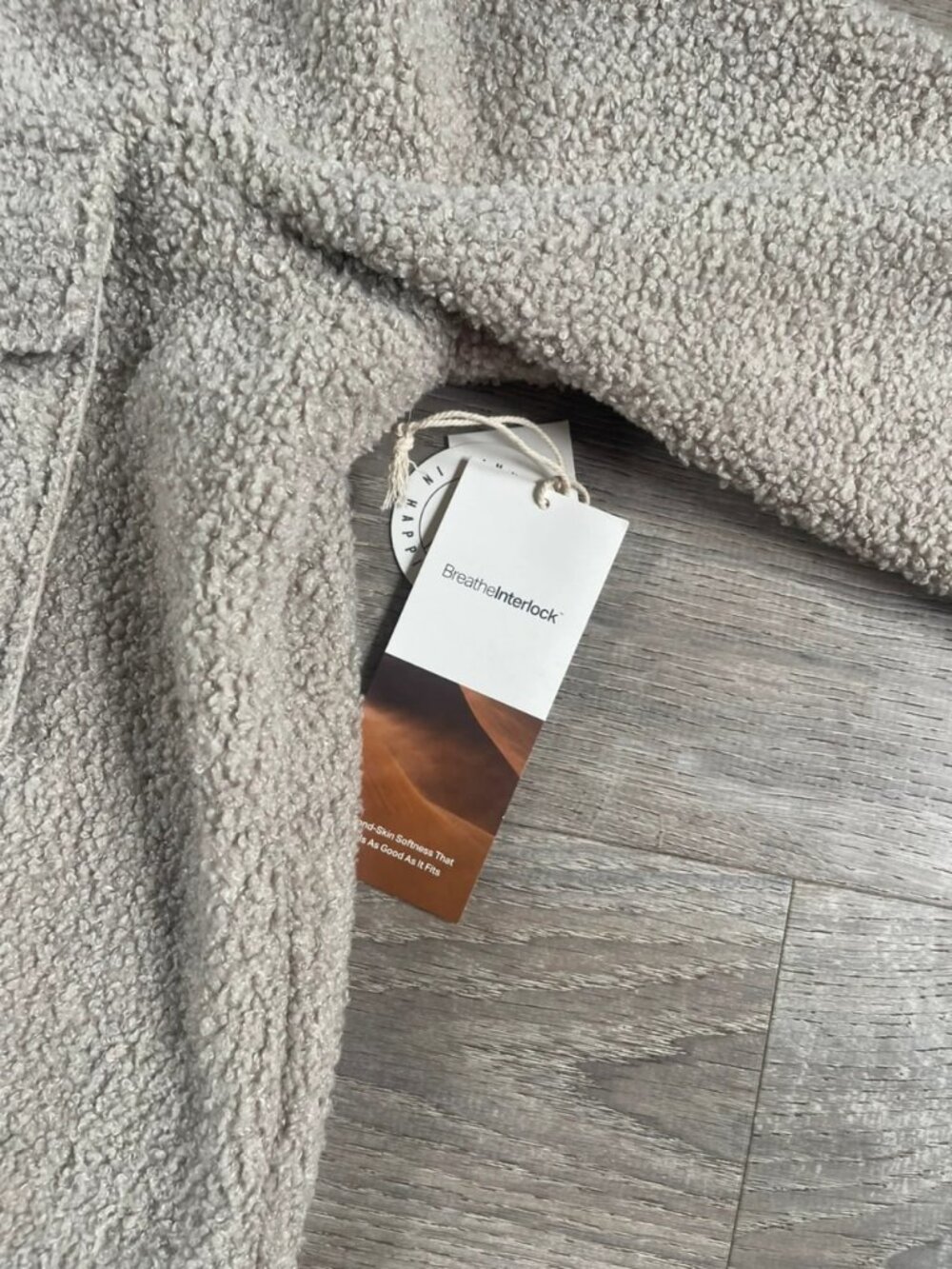Vuori Sycamore Sherpa Snap Pocket Shirt Jacket Dark Salt Beige Women's Size S - Picture 5 of 9